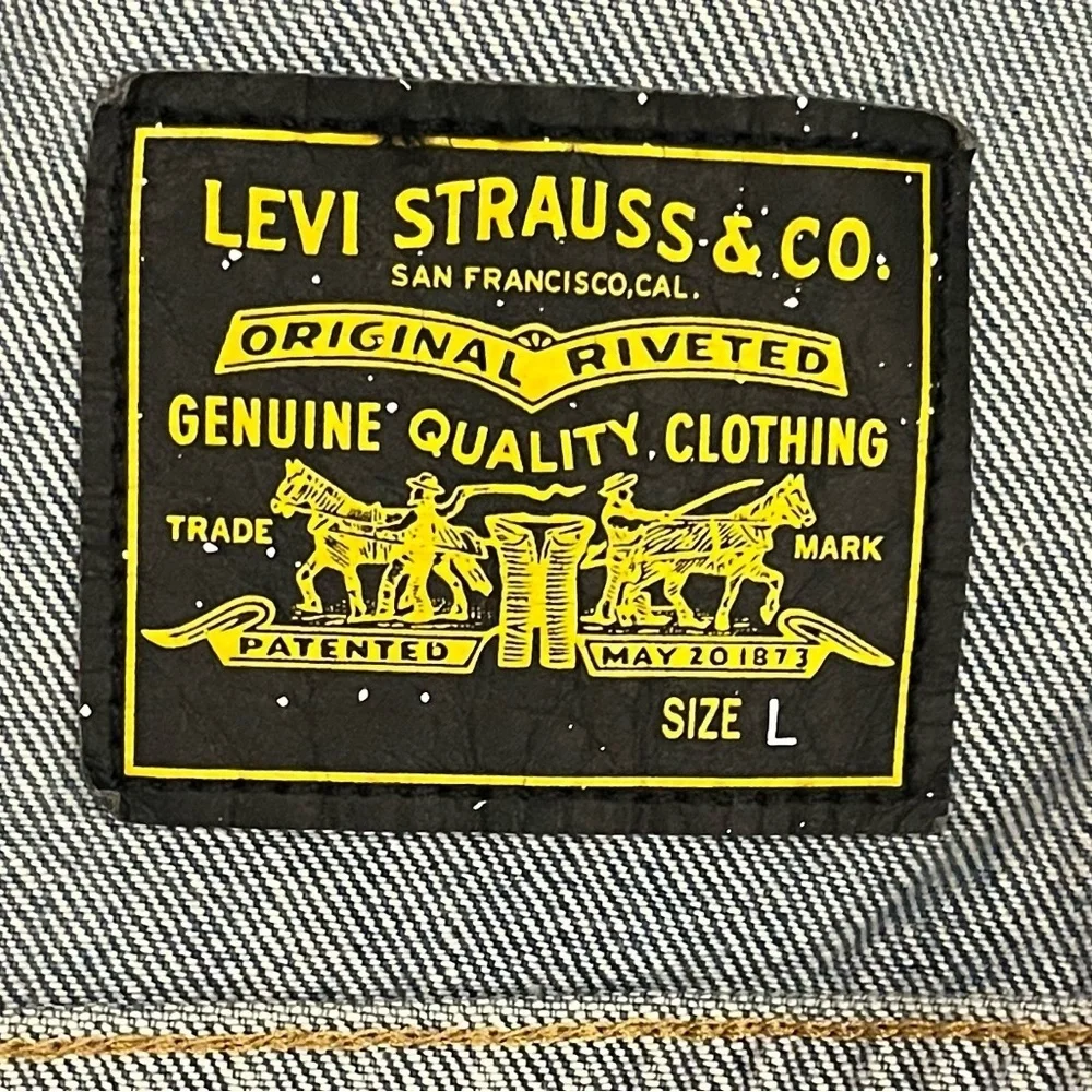 Star Wars × Levi’s R2-D2 Denim Trucker Jacket Large Unisex - Picture 2 of 16